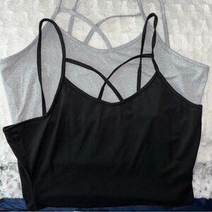 2 Cropped Tanks